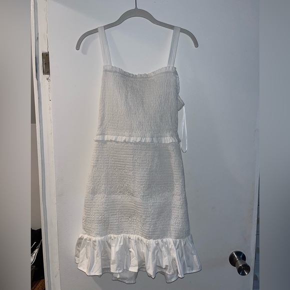 Smocked Mini Dress - Picture 1 of 3